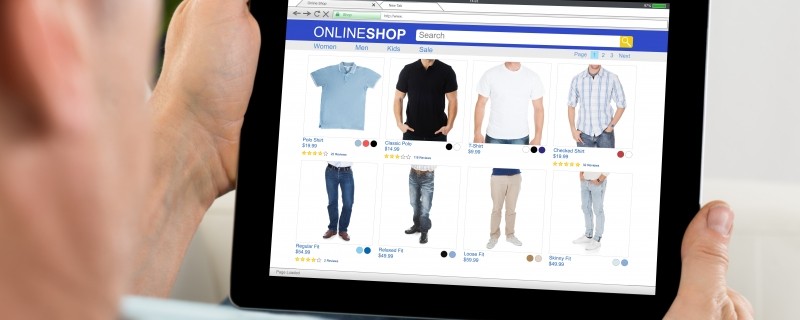 Å kjøpe klær på nettet